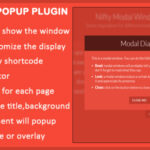 Nifty modal window effect Plugin