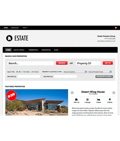 Estate Woothemes