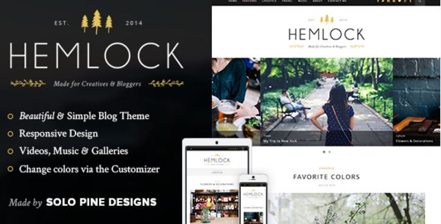 Hemlock A Responsive WordPress Blog Theme