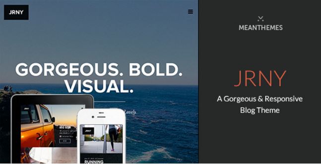 JRNY A Gorgeous and Responsive WordPress Blog Theme