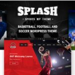 Splash - Sport WordPress Theme for Football, Soccer, Basketball, Baseball, Sport club