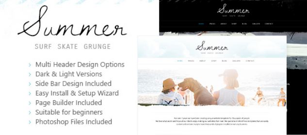 Summer - Surf Beach Grunge - Blog & Shop
